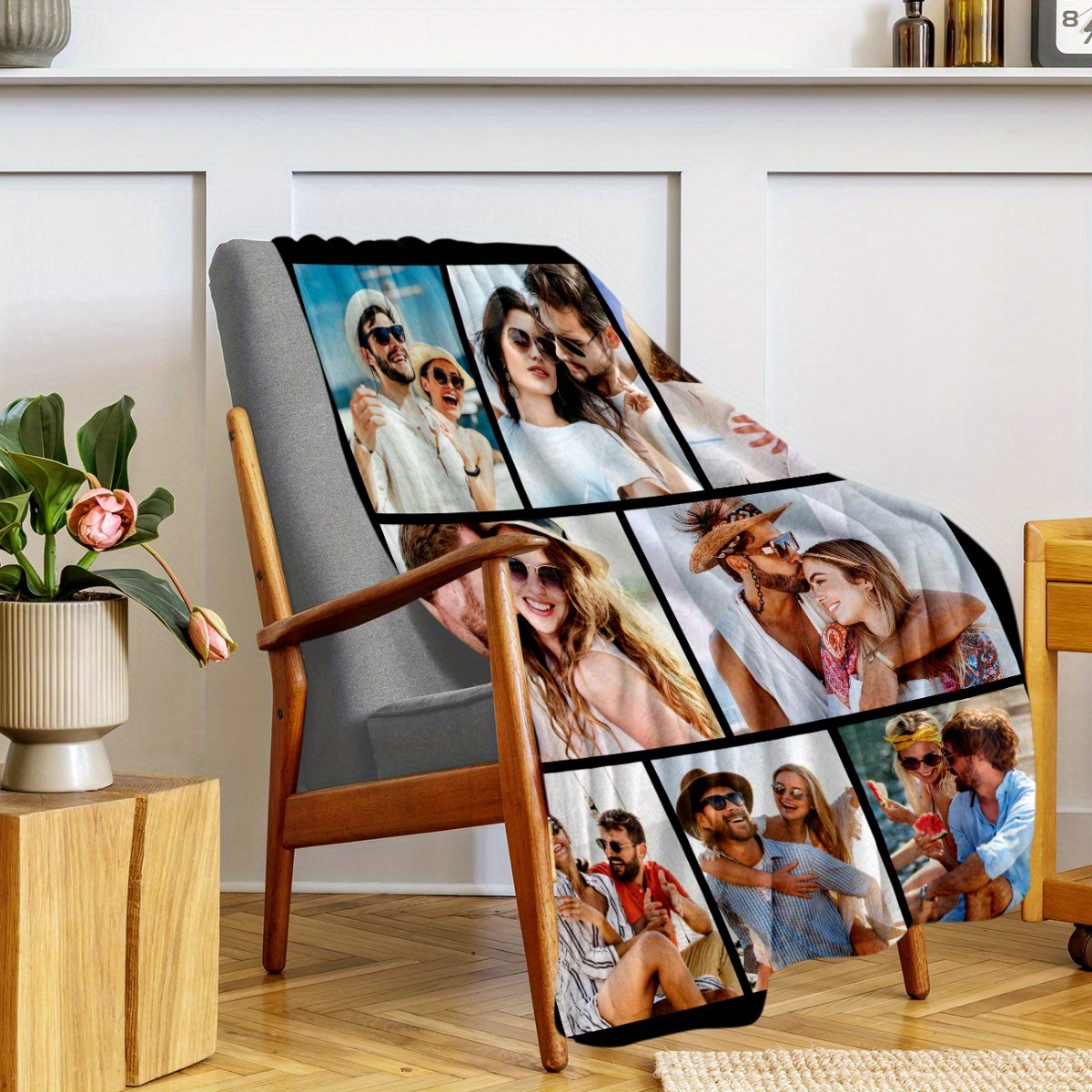 Custom Blanket with Photos